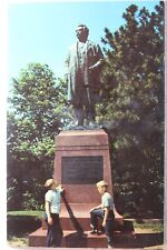 Missouri MO Hannibal Mark Twain Riverview Park Estatua Postal Antigua Tarjeta De Colección segunda mano  Embacar hacia Argentina
