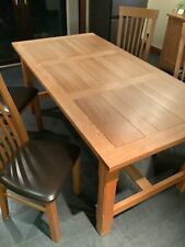 Solid oak dining for sale  MOFFAT