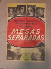 R367Original Argentinian Poster Mesas Separadas, Separate Tables, Rita Hayworth  comprar usado  Enviando para Brazil