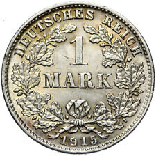 Rzesza Niemiecka - Cesarstwo J. 17 moneta - 1 marka 1915 D - srebro - ZACHOWANIE ! na sprzedaż  PL