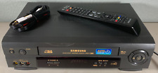 Tested Works Samsung VR8070 VCR 4 Head HiFi Stereo VHS Player w/ Remote Cables for sale  Shipping to South Africa