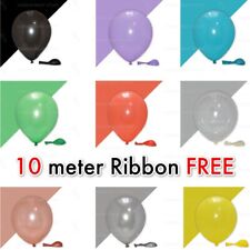 100 X Latex Einfarbig Helium Ballons Geburtstag Hochzeit Themenparty Dekor segunda mano  Embacar hacia Argentina