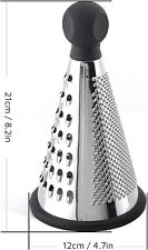 Used, Stainless Steel Cheese Grater - 3 Sided |Three sides for coarse, medium and fine for sale  Shipping to South Africa