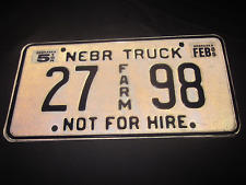 Vintage nebraska license for sale  Los Angeles