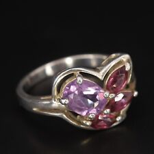 amethyst silver ring 7 for sale  USA