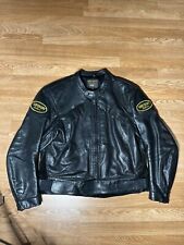 Classic Vanson Black Leather Motorcycle Jacket, Size 48 Very Nice for sale  Shipping to South Africa