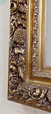 Usado, Antiguo Francés Luis XVI Dorado Yeso/Madera Marco Grande de Pintura/Espejo ~ Hoja de Oro segunda mano  Embacar hacia Argentina