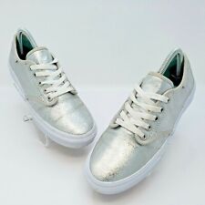 Tênis Vans Feminino Camden Metálico Prata Branco Estilo Retrô Tamanho 8.5 comprar usado  Enviando para Brazil