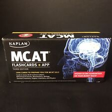 Kaplan mcat flashcards for sale  Columbus