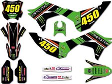 Kit gráfico completo compatível com decalques adesivos personalizados estilo BURNOUT modelos KXF 450 2024 comprar usado  Enviando para Brazil