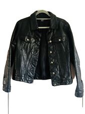 Gap leather jacket for sale  LEICESTER