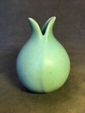 Lindo vaso de cerâmica antigo estilo Teco verde fosco artes e artesanato americano comprar usado  Enviando para Brazil