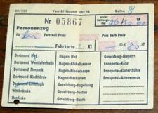 Fahrkarte 1960 hagen gebraucht kaufen  Gotha-Umland
