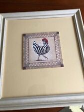 Rooster framed picture for sale  Greene