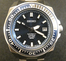 Relógio masculino SEIKO Prospex mergulhador samurai automático titânio mergulho 200m 7S25-00D0, usado comprar usado  Enviando para Brazil