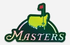 Used, Masters Golf Logo HOLOGRAPHIC Vinyl STICKER -  Decal Car Laptop Window Wall for sale  Shipping to South Africa