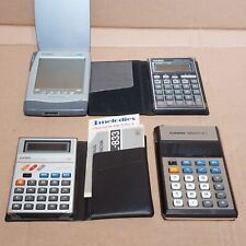 Vintage casio calculators for sale  DAGENHAM