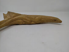 Carved wooden lizard d'occasion  Expédié en Belgium
