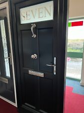 black upvc front doors for sale  STOKE-ON-TRENT