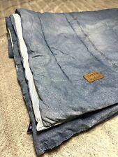 Used, Vintage Tommy Hilfiger Queen Distressed Jean Denim Reversible Comforter 87”x90” for sale  Shipping to South Africa