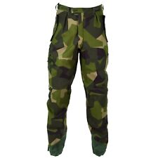 Pantalones originales del ejército sueco M90 astilla camuflaje campo combate pantalones NUEVOS segunda mano  Embacar hacia Argentina