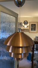 Brushed copper pendant for sale  LONDON