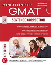 Gmat sentence correction for sale  Carlstadt