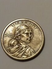 2010 P Sacagawea Dólar Nativo Americano Error, Letras de Borde RARO Error de Moneda segunda mano  Embacar hacia Argentina