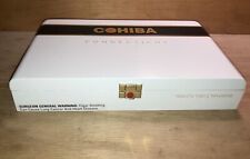 Charuto Cohiba Connecticut Robusto 11,25"x6,5"x2" MADEIRA MACIÇA caixa para artesanato BRANCO comprar usado  Enviando para Brazil