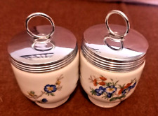 RARE EARLY PAIR  ROYAL WORCESTER EGG CODDLERS  TRAYMORE for sale  Shipping to South Africa
