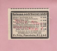 Mannheim werbung 1925 gebraucht kaufen  Leipzig