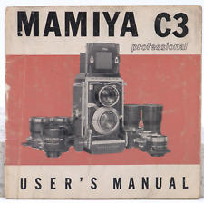 Páginas limpas vintage Mamiya C3 manual de câmera profissional do usuário 4x4 comprar usado  Enviando para Brazil