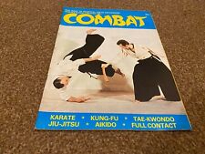 COMBAT MAGAZINE 1981 DEC RON SERGIEW POSTER. AIKIDO. SHIAI-JO. BERNARD CRETON segunda mano  Embacar hacia Argentina