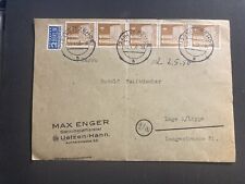 Ganzsache brief 5x4pfennig gebraucht kaufen  Berlin