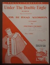 Partituras de acordeão Under the Double Eagle March for the Piano vintage 1922 comprar usado  Enviando para Brazil