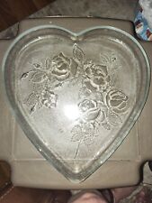Heart shaped glass for sale  Leesville