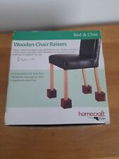 Wooden chair raisers for sale  WHITSTABLE