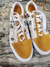 Vans Old School Garden Check 9 Novo Floral Camurça Amarela., usado comprar usado  Enviando para Brazil