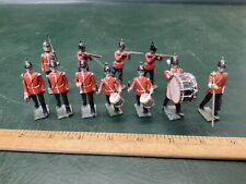 Lote Vintage de 11 Soldados de Brinquedo de Chumbo da Grã-Bretanha Banda Real de Marcha, usado comprar usado  Enviando para Brazil