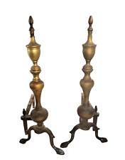 Antique brass andirons for sale  Madisonville