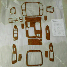 Kit de acabamento de painel de grãos de madeira conjunto para Toyota LAND CRUISER 1998-02 com sistema de navegação comprar usado  Enviando para Brazil