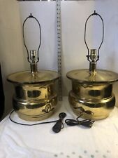 Pair large brass for sale  Toano