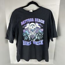 Camiseta de colección de punto único Daytona Beach Bike Week 1998 negra Harley L, usado segunda mano  Embacar hacia Argentina