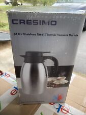 CRESIMO 68 oz Aço Inoxidável THERMAL COFFEE CARAFE Garrafa térmica de vácuo de parede dupla comprar usado  Enviando para Brazil
