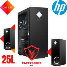 PC para jogos HP Omen 25L chassi ATX vidro RGB tira 600W PSU cooler mestre comprar usado  Enviando para Brazil