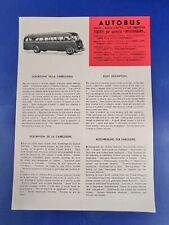 Brochure pieghevole autobus usato  Catania