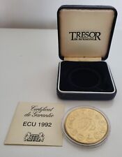 Médaille ecu 1992 d'occasion  Paris-