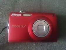 Câmera Digital Nikon COOLPIX S205 Vermelha - 12MP / 4x, FUNCIONA comprar usado  Enviando para Brazil