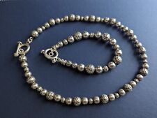 Silver necklace bracelet for sale  BRIDPORT