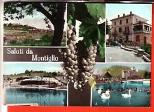 Cartolina montiglio viaggiata usato  Italia
